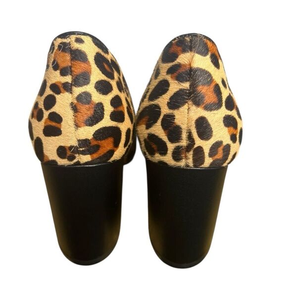 Marc Fisher Caitlin Leopard Calf Hair Pumps Heels Womens 8M Pointed Toe Shoes - Picture 5 of 9
